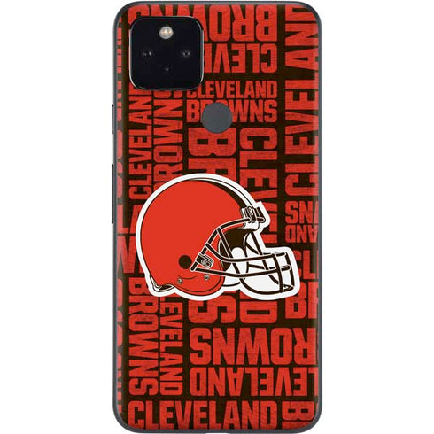 NFL Cleveland Browns - Blast Google Pixel 5a Skin